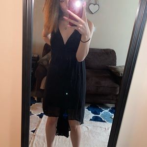 Black High Low Dress